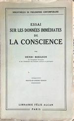 Essai sur les donnees immediates de la conscience