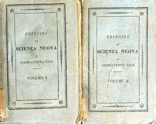Principi di scienza nuova 2 voll