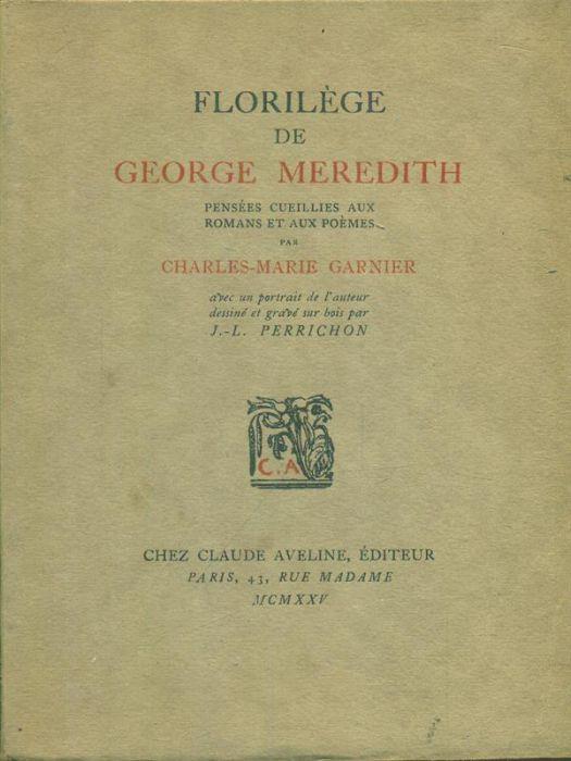 Florilege de George Meredith - Charles Garnier - copertina