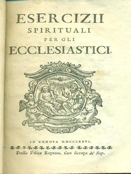 Esercizii spirituali per gli ecclesiastici - copertina