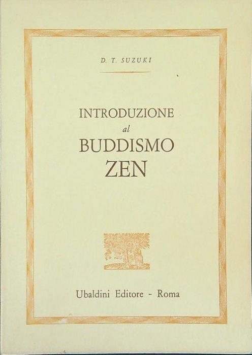 Introduzione al buddismo Zen - Daisetz Taitaro Suzuki - copertina