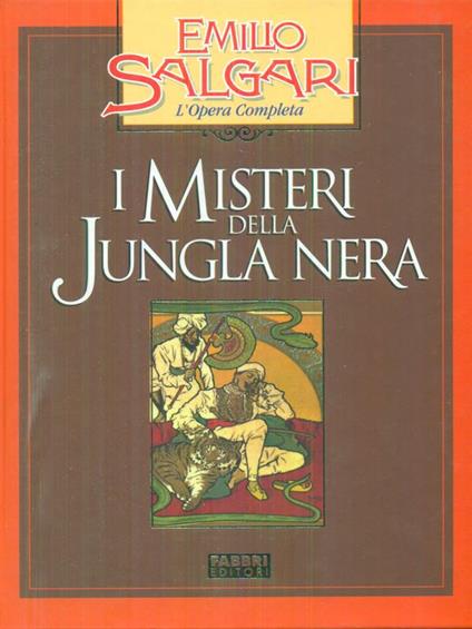 I misteri della giungla nera - Emilio Salgari - copertina