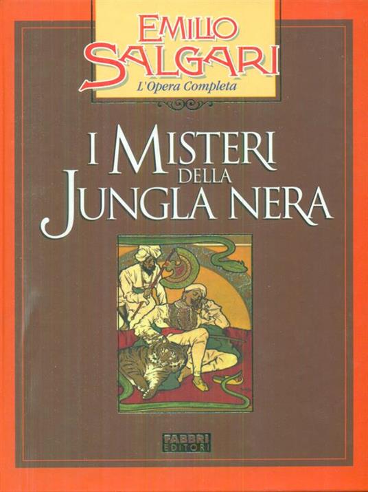 I misteri della giungla nera - Emilio Salgari - copertina