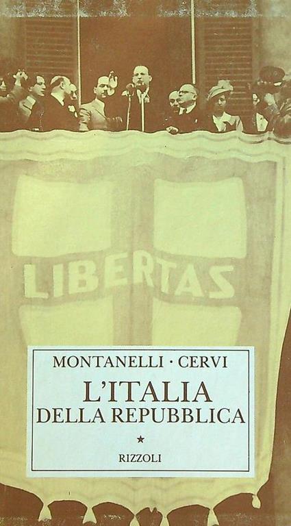 L' Italia della Repubblica - Indro Montanelli - copertina