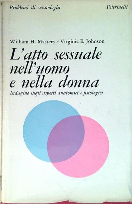 L' atto sessuale nell'uomo e nella donna - William H. Masters - copertina