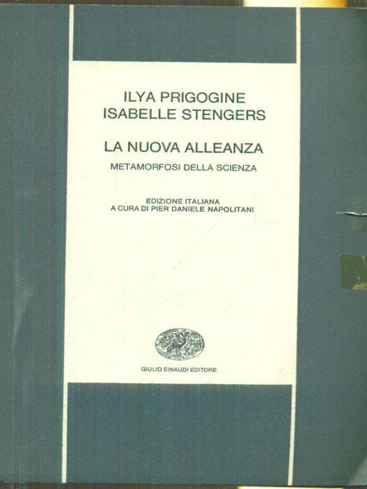 LA nuova alleanza - Ilya Prigogine - copertina