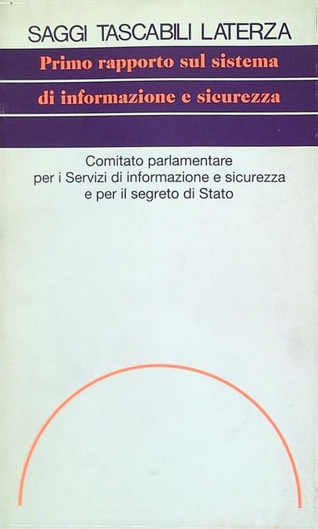 Primo rapporto sul sistema d informazione e sicurezza - copertina