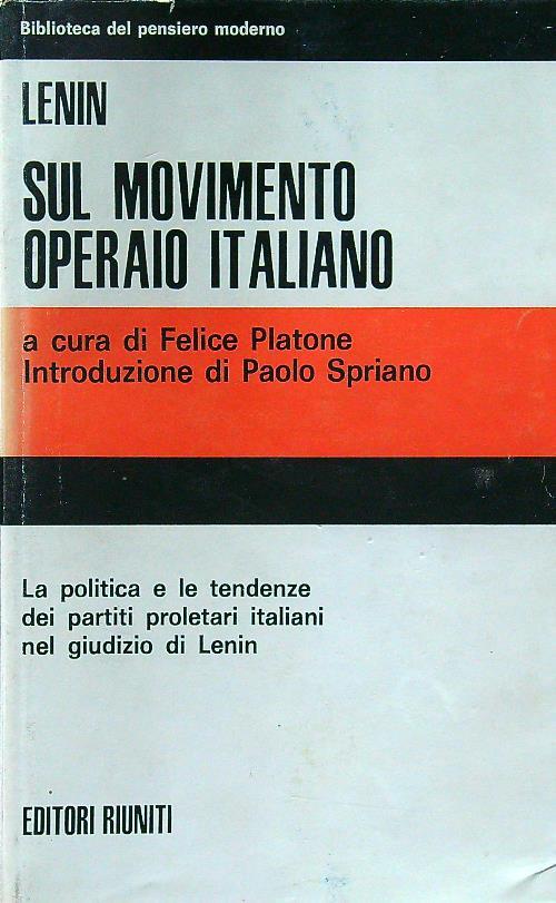 Sul movimento operaio italiano