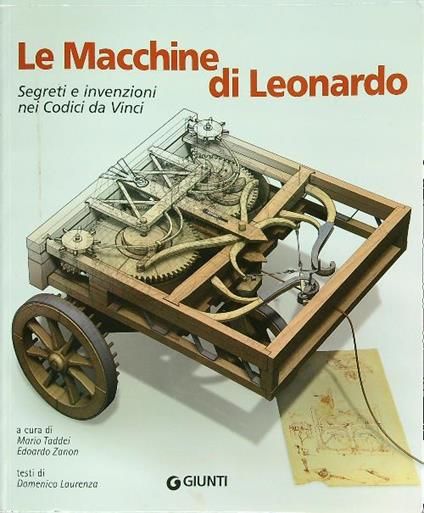 Le macchine di Leonardo  - Mario Taddei - copertina