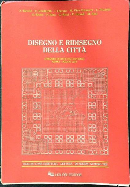 Disegno e ridisegno della città - copertina
