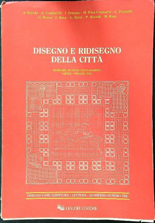 Disegno e ridisegno della città - copertina