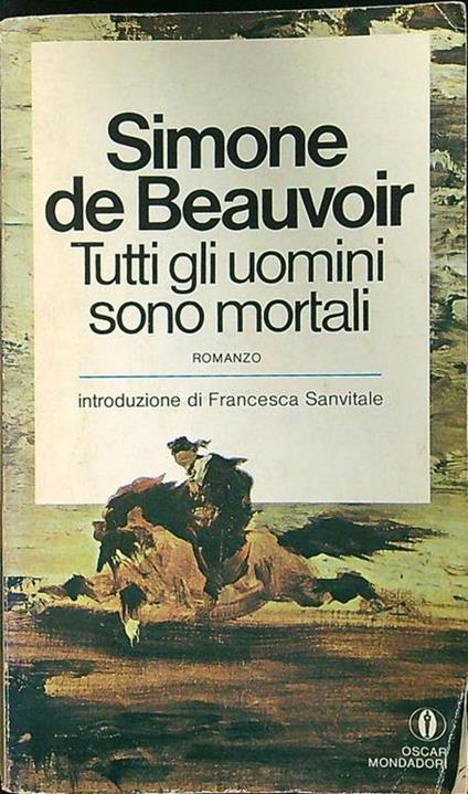 Tutti gli uomini sono mortali - Simone de Beauvoir - copertina