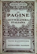 Le pagine della letteratura italiana - Volume XIV Alessandro Manzoni