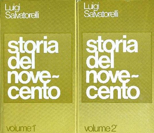 Storia del Novecento 2 vv - Luigi Salvatorelli - copertina