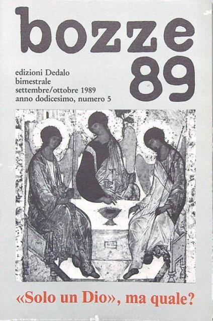 Bozze 89 - Settembre/ottobre 1989 - copertina