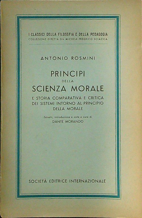 Principi della scienza morale