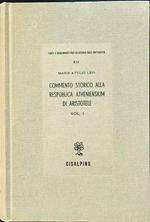 Commento storico alla respublica atheniensium di Aristotele volume I