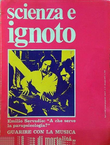 Scienza e ignoto 12 Dicembre 1973 - copertina