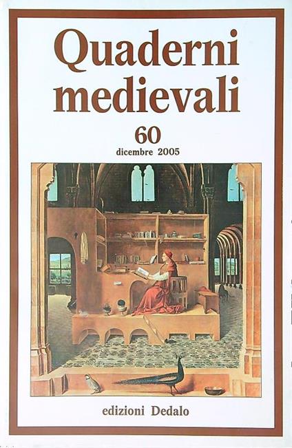 Quaderni medievali 60/dicembre 2005 - copertina