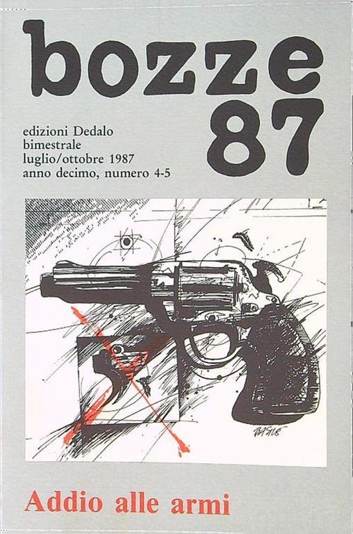 Bozze 87 - Luglio/ottobre 1987 - copertina