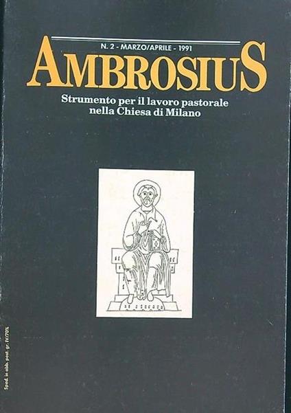 Ambrosius n. 2 / Marzo Aprile 1991 - copertina