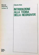 Introduzione alla teoria della ricorsività
