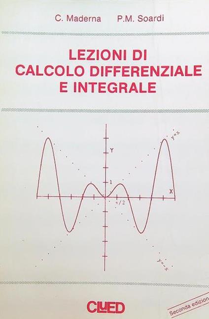 Lezioni di calcolo differenziale e integrale - copertina