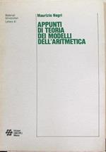Appunti di teoria dei modelli dell'aritmetica