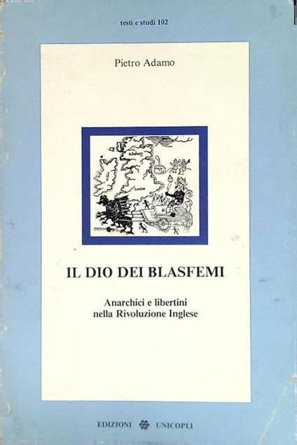 Il Dio dei blasfemi - Pietro Adamo - copertina