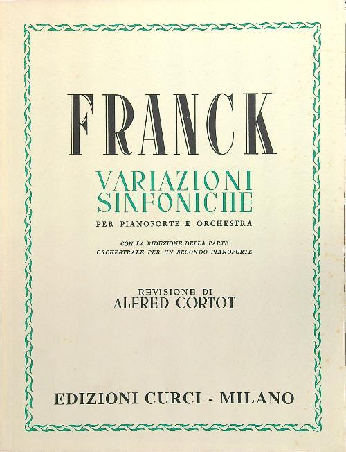 Franck - Variazioni sinfoniche