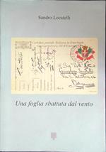 Una  foglia sbattuta dal vento