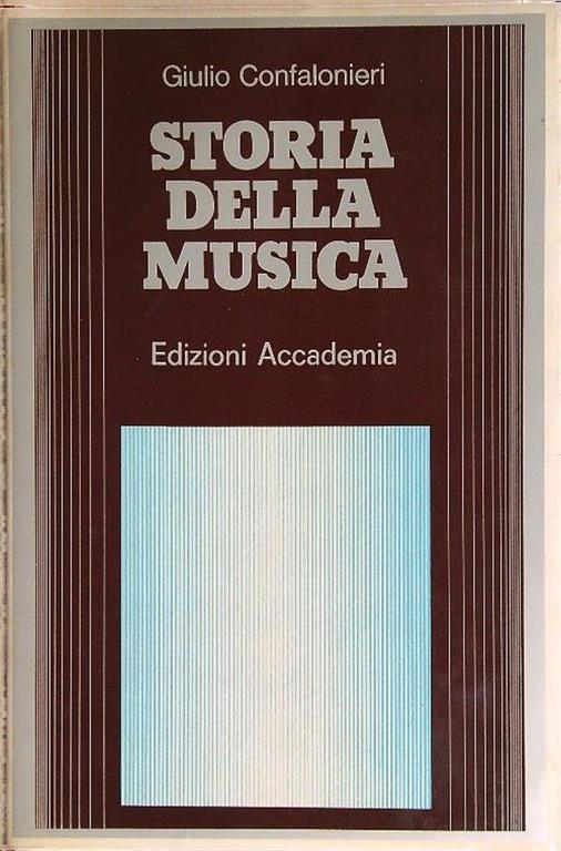 Storia della musica - Giulio Confalonieri - copertina