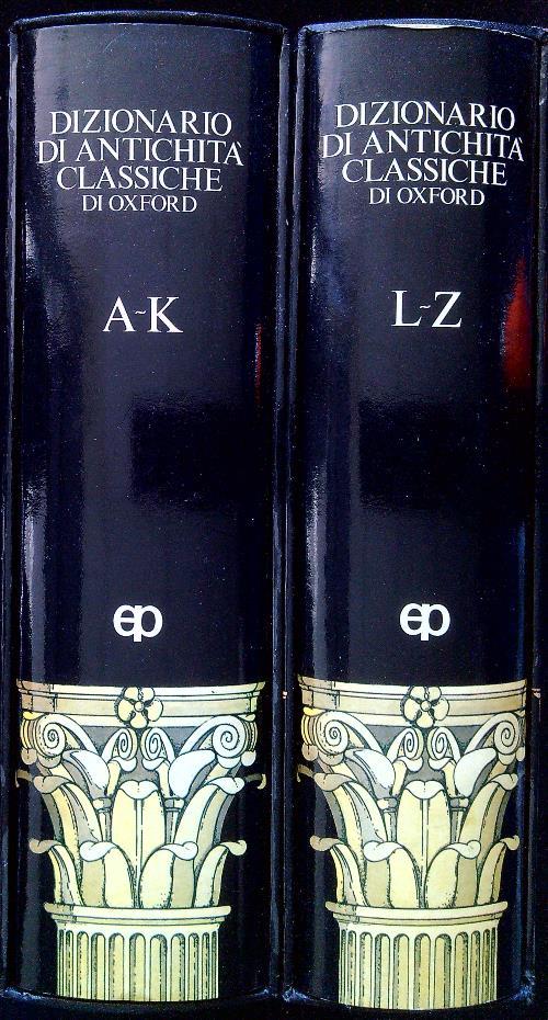 Dizionario di antichità classiche 2 voll