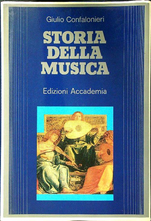 Storia della musica - Giulio Confalonieri - copertina