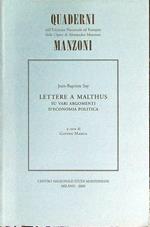 Lettere a Malthus