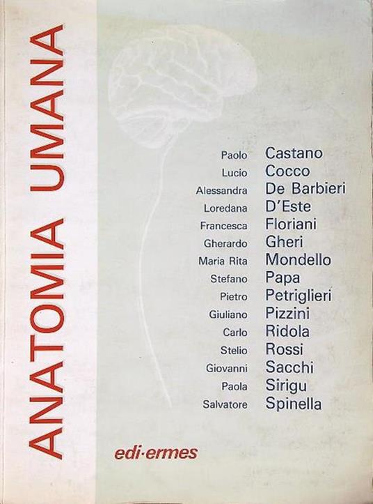 Anatomia umana - copertina