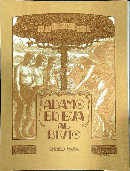 Adamo ed Eva al buio - Enrico Mussa - copertina