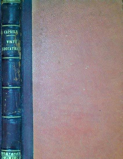 Virtù educatrice - Domenico Caprile - copertina
