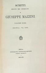 Scritti editi ed inediti di Giuseppe Mazzini Vol XCIII