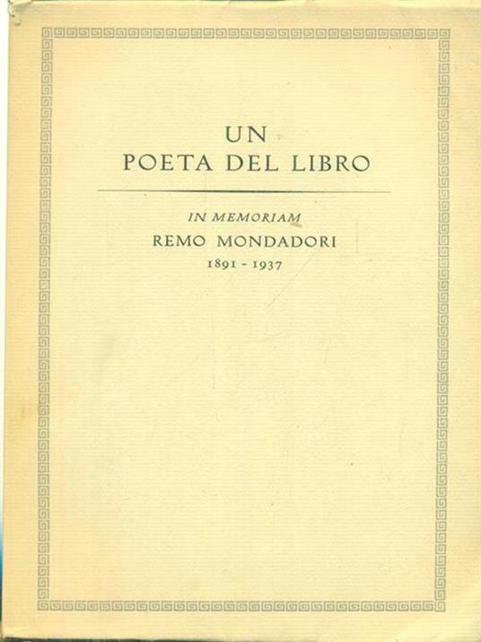 Un poeta del libro - copertina
