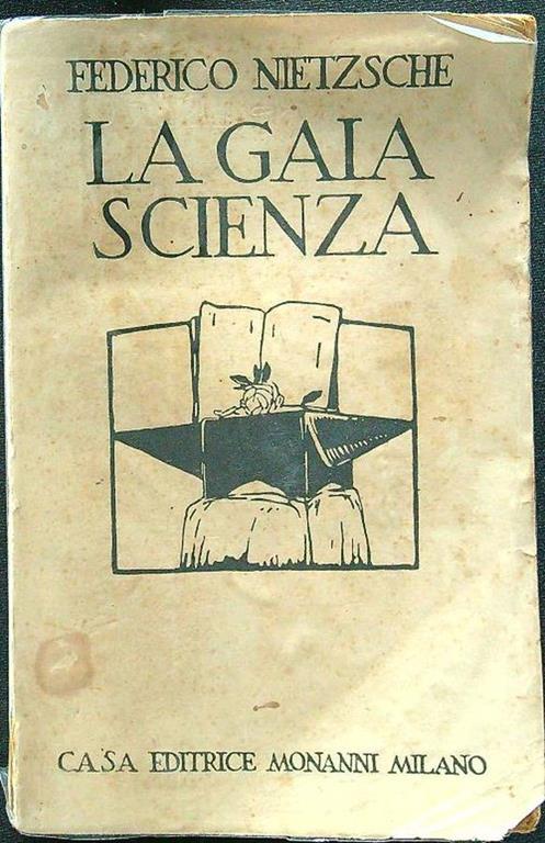 La gaia scienza - Friedrich Nietzsche - copertina