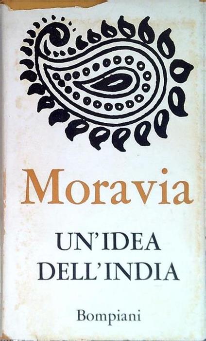 Un' idea dell'India - Alberto Moravia - copertina