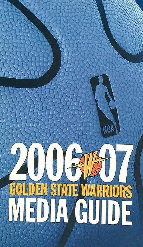 2006 07 Golden State Warriors Media Guide - copertina