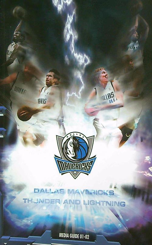 Dallas Mavericks Media Guide 01-02 - copertina