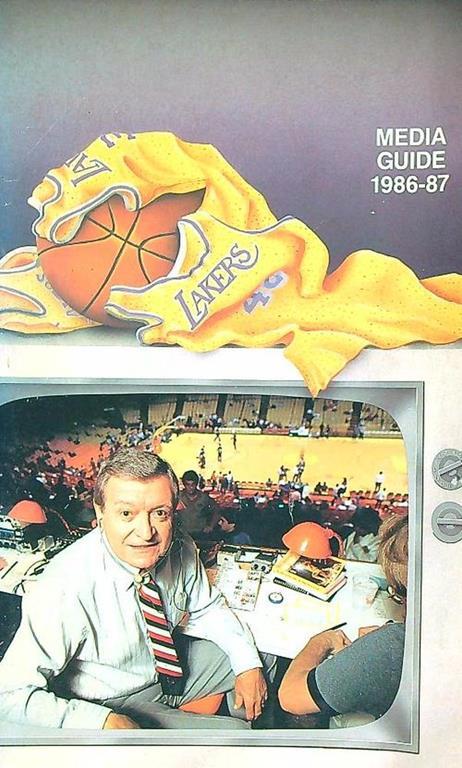 Lakers Media Guide 1986-87 - copertina