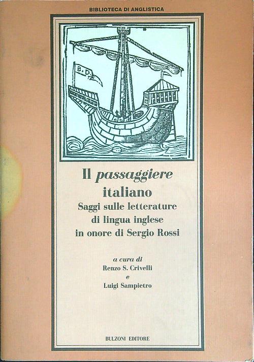 Il  passaggiere italiano - Renzo S. Crivelli - copertina