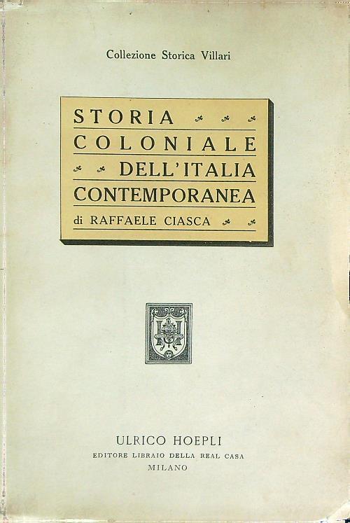 Storia coloniale dell'Italia contemporanea