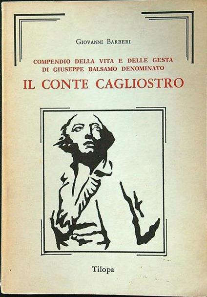 Il conte Cagliostro - Giovanni Barberi - copertina