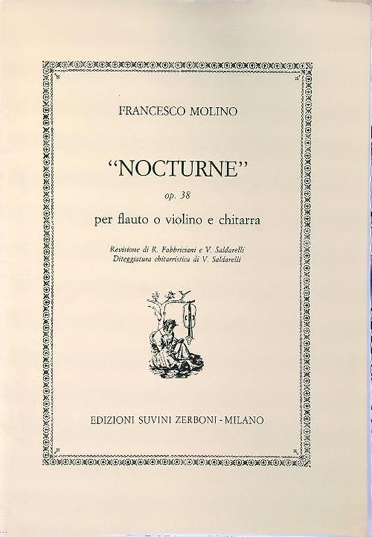 Molino - Nocturne op. 38 - R. e V. Saldarelli - copertina