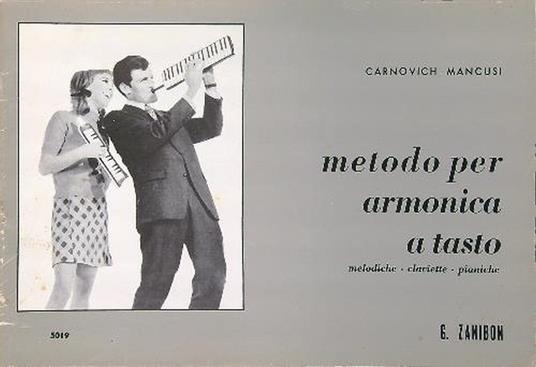 Metodo per armonica a tasto - Egidio Carnovich - copertina